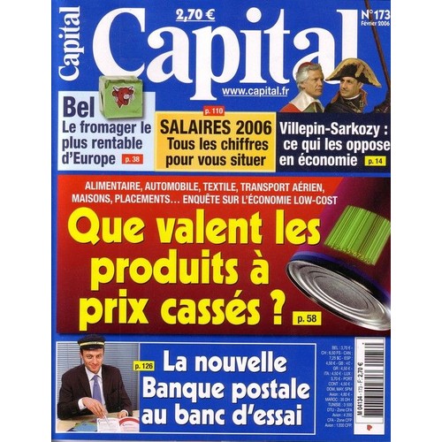 Collectif Capital N 173 Que Valent Les Produits A Prix Casses Revue 309508263 L NOPAD 1